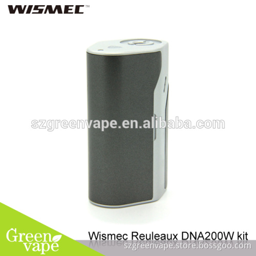 100% genuine WISMEC Reuleaux 200W TC Wismec DNA 200 vape mod wismec reuleaux 200W Bell Cap